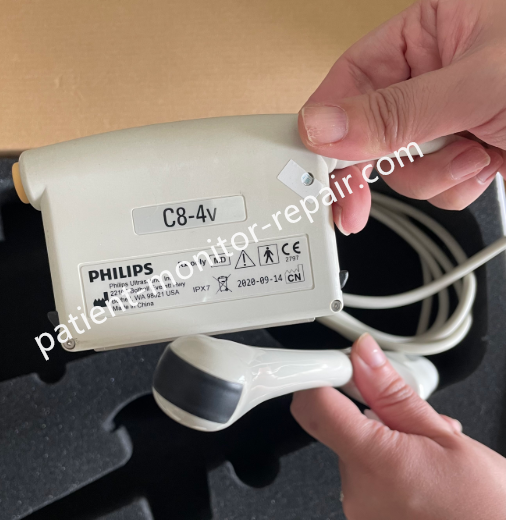 Philips C8-4V Endocavity Curved Array Ultrasound Transducer Probe