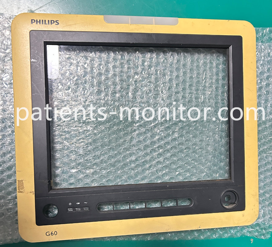 Philips G60 Patient Monitor Front Frame Bezel Housing Assembly With Button Cutouts