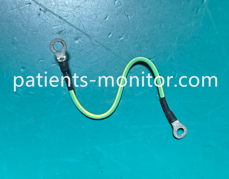 Philips G60 Patient Monitor Grounding Cable With Ring Terminals Safety Earth Connection